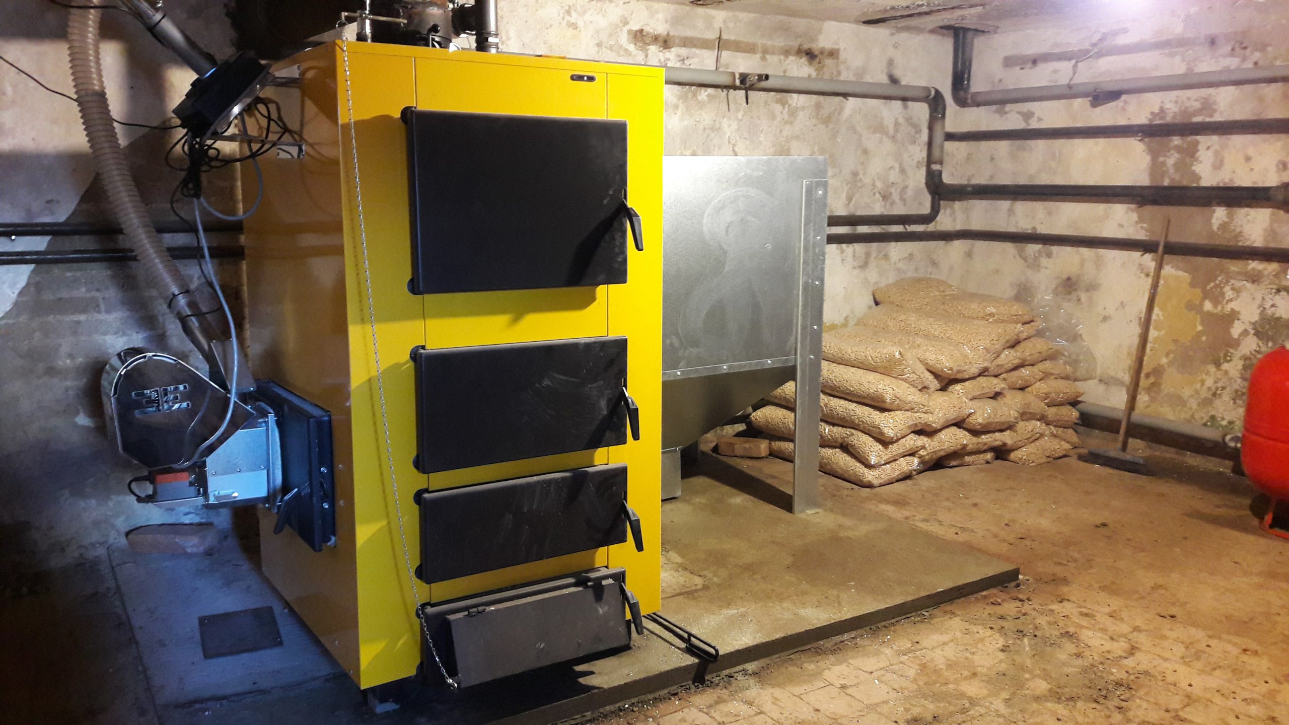 Kociol Lumo z palnikiem Uni Max 60kW