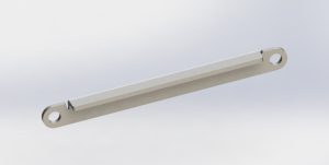 Cięgno rusztu ruchomego palnika w osłonie ceramicznej typu Uni Max o mocy od 100 do 750 kW